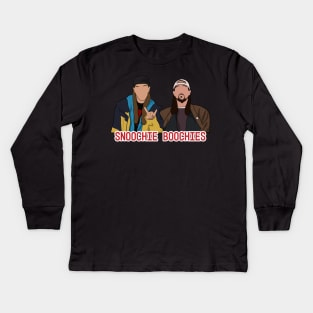 Jay & Silent Bob Snoochie Boochies Kids Long Sleeve T-Shirt